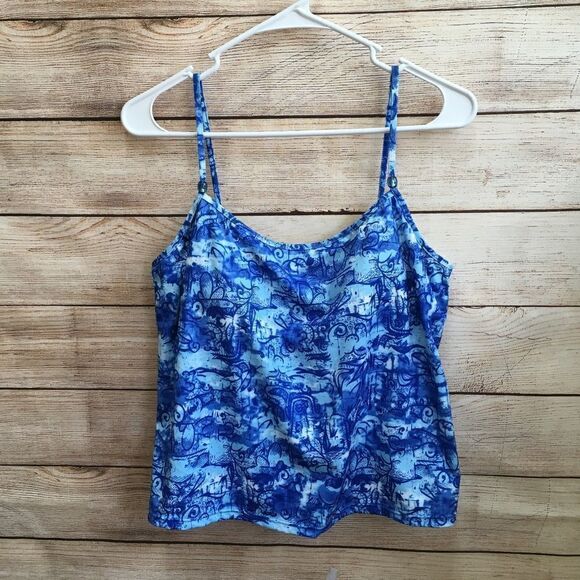 IT FIGURES! TWO PIECE SWIMSUIT IN BLUE PRINT‎ - Picture 2 of 8